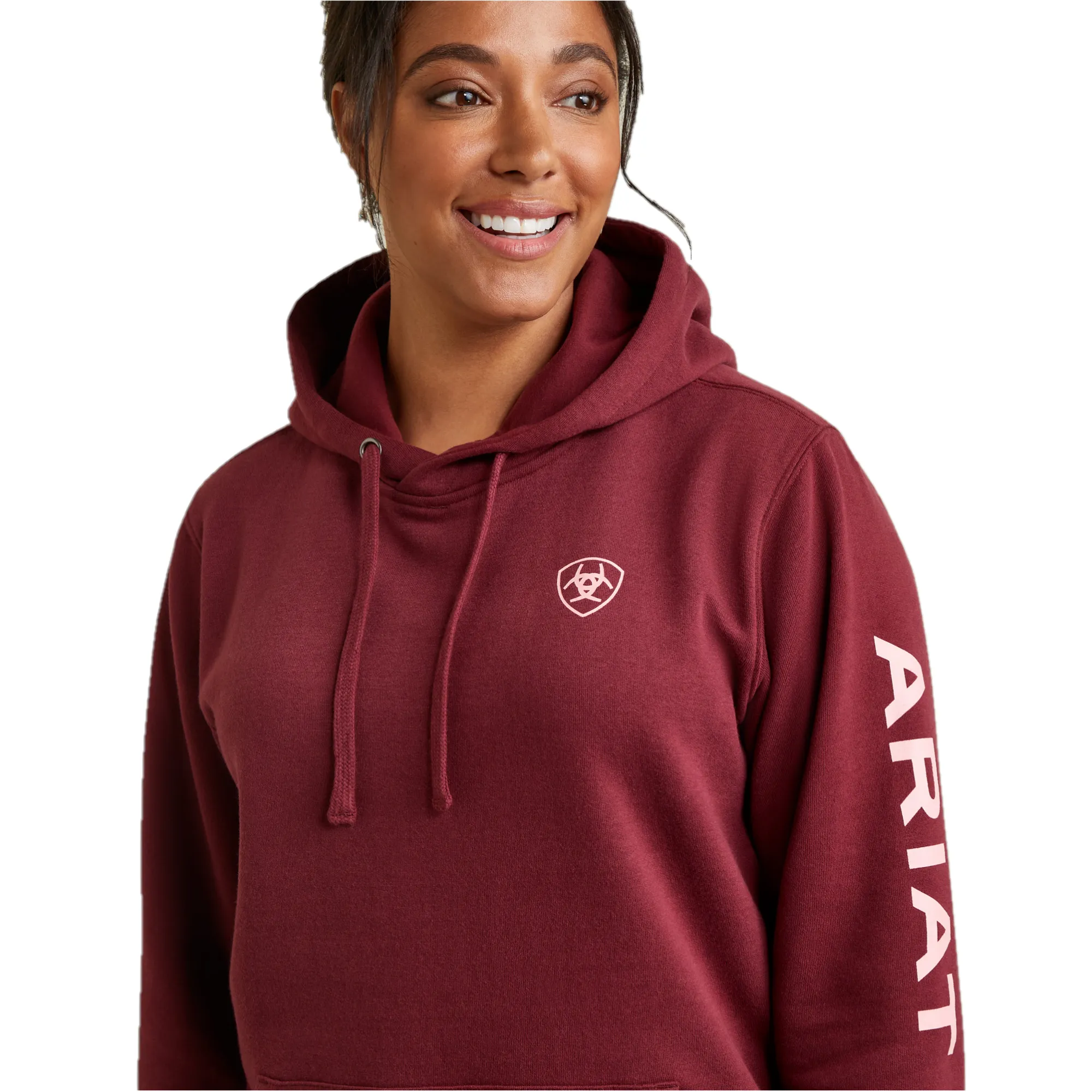 Ariat® Ladies Logo Zinfandel Hoodie 10040813