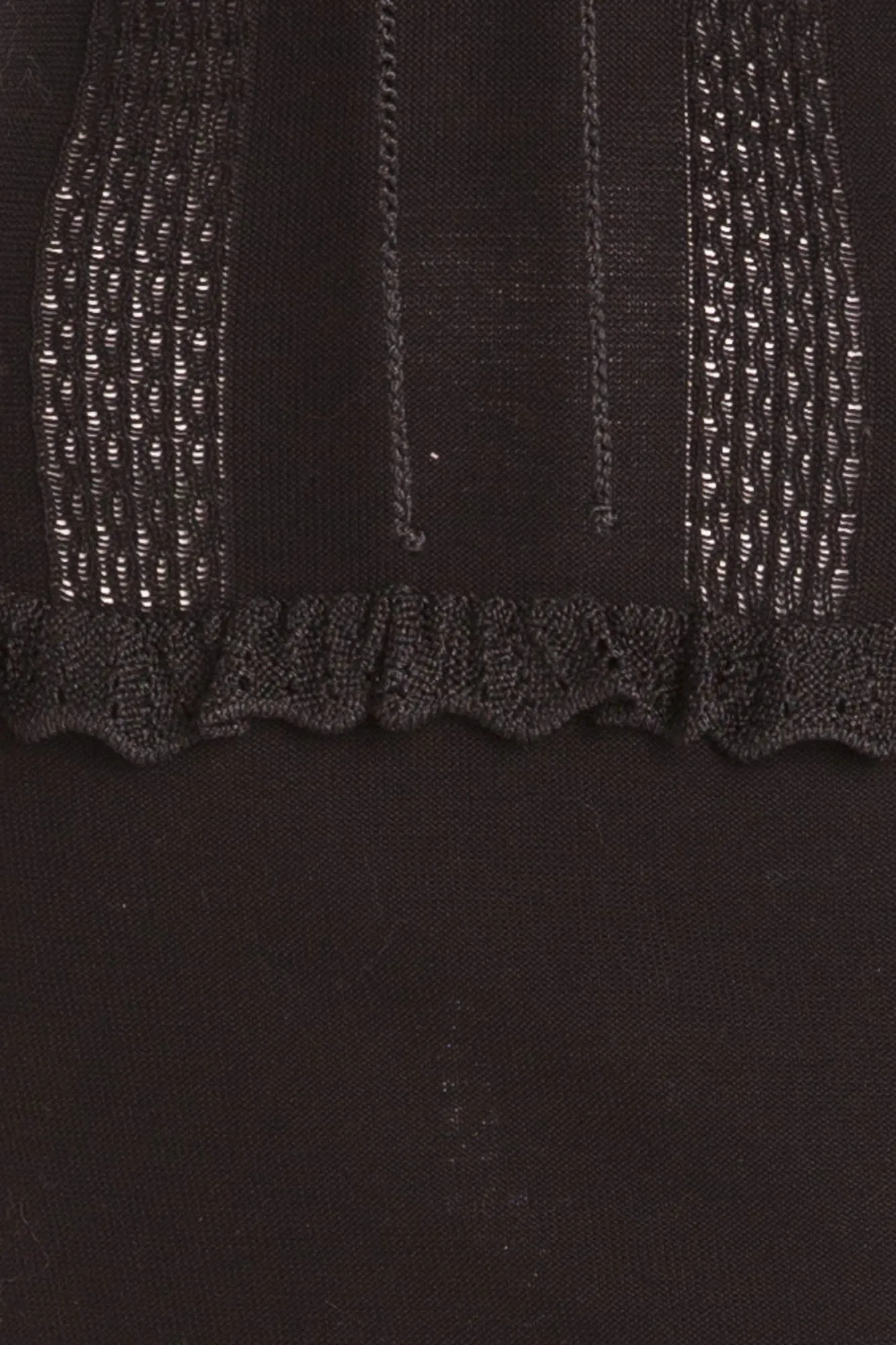 Chloe - Long Sleeve Black Knit Dress - FR 38