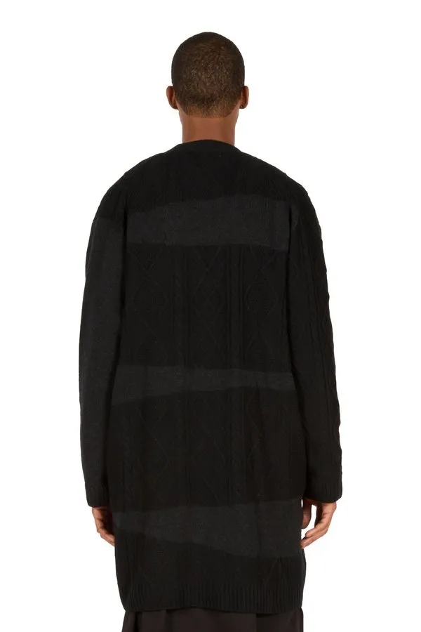 Design Switching V-Neck Cardigan