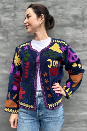 Dolce Vita Jacket In Indigo