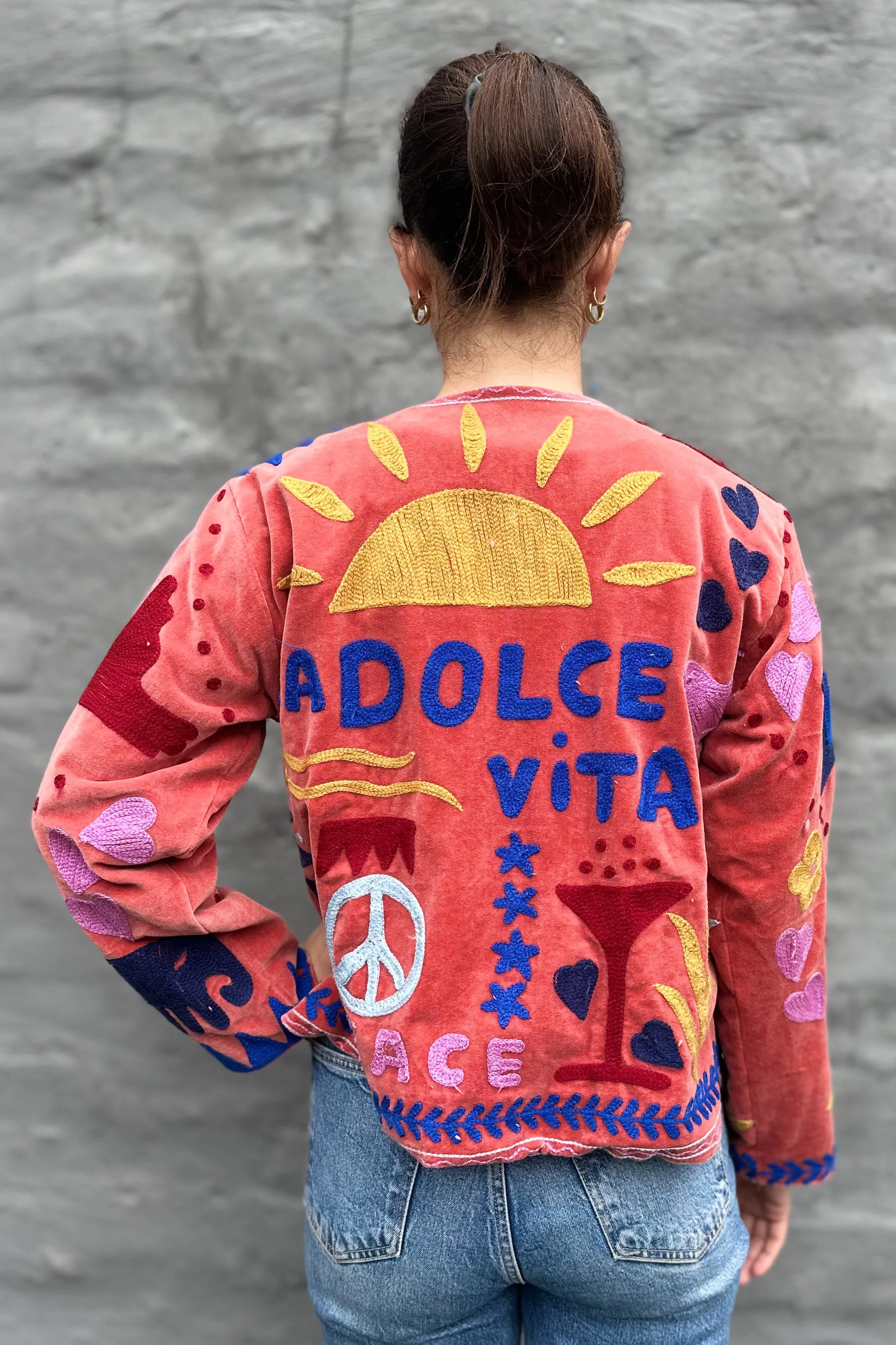Dolce Vita Jacket In Melon