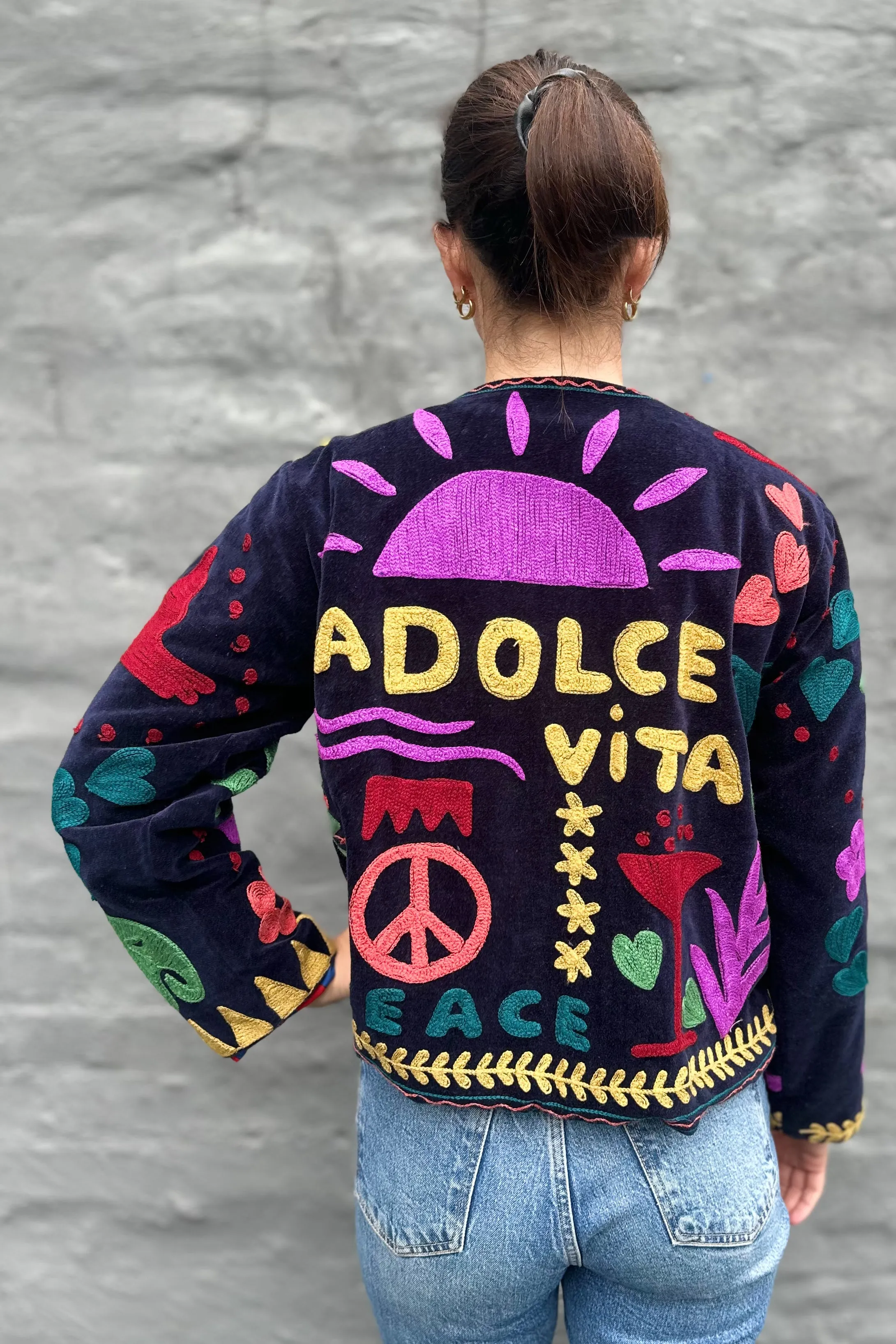 Dolce Vita Jacket In Midnight