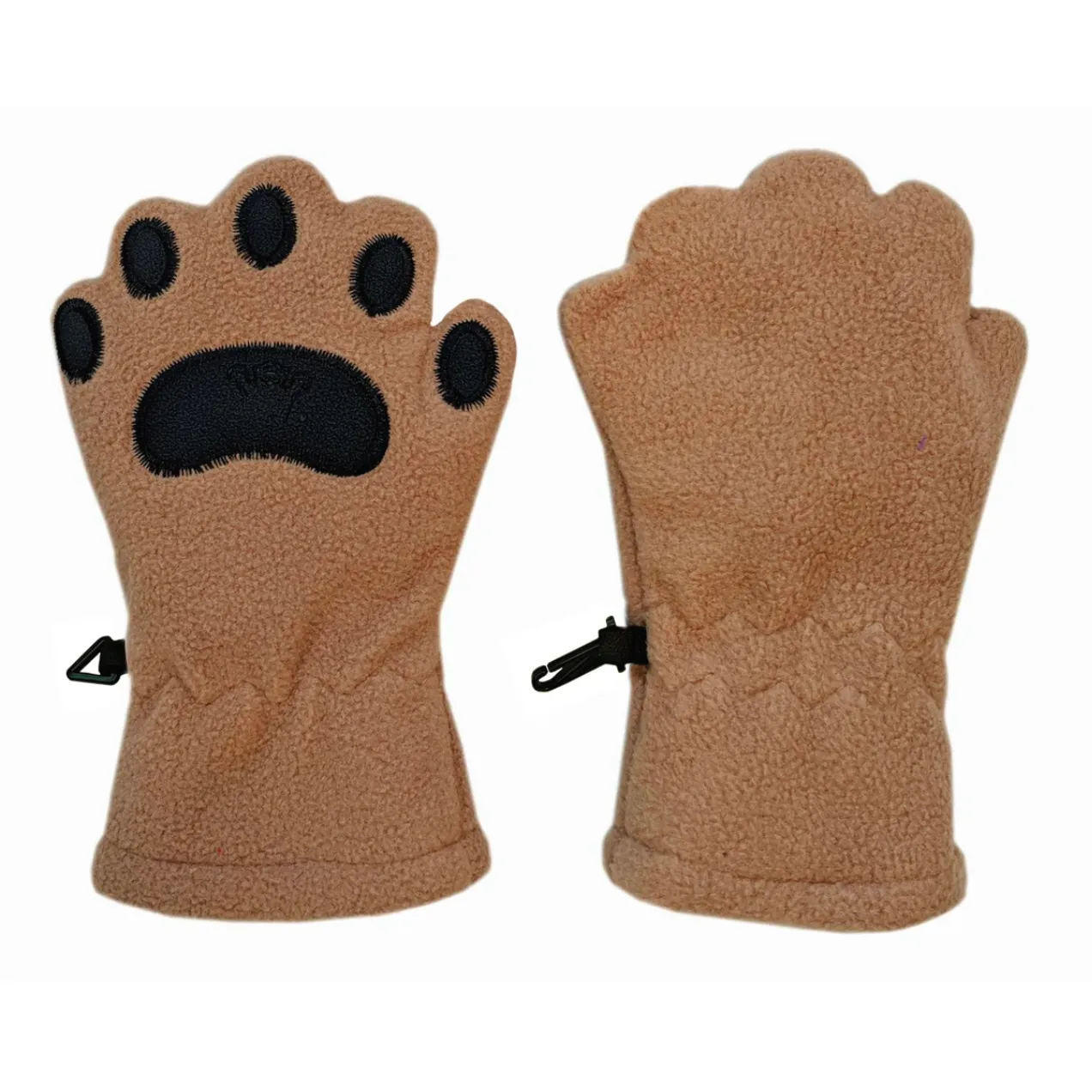 Fleece Mittens - Tan by Bearhands