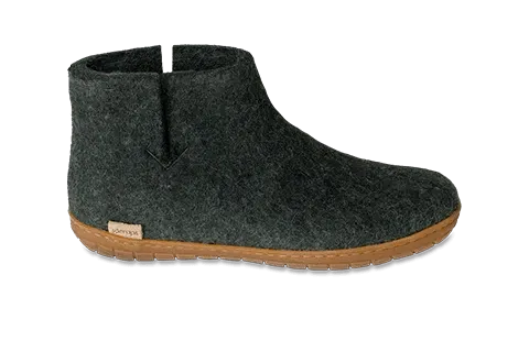 Glerup Honey Rubber Sole Bootie Slipper