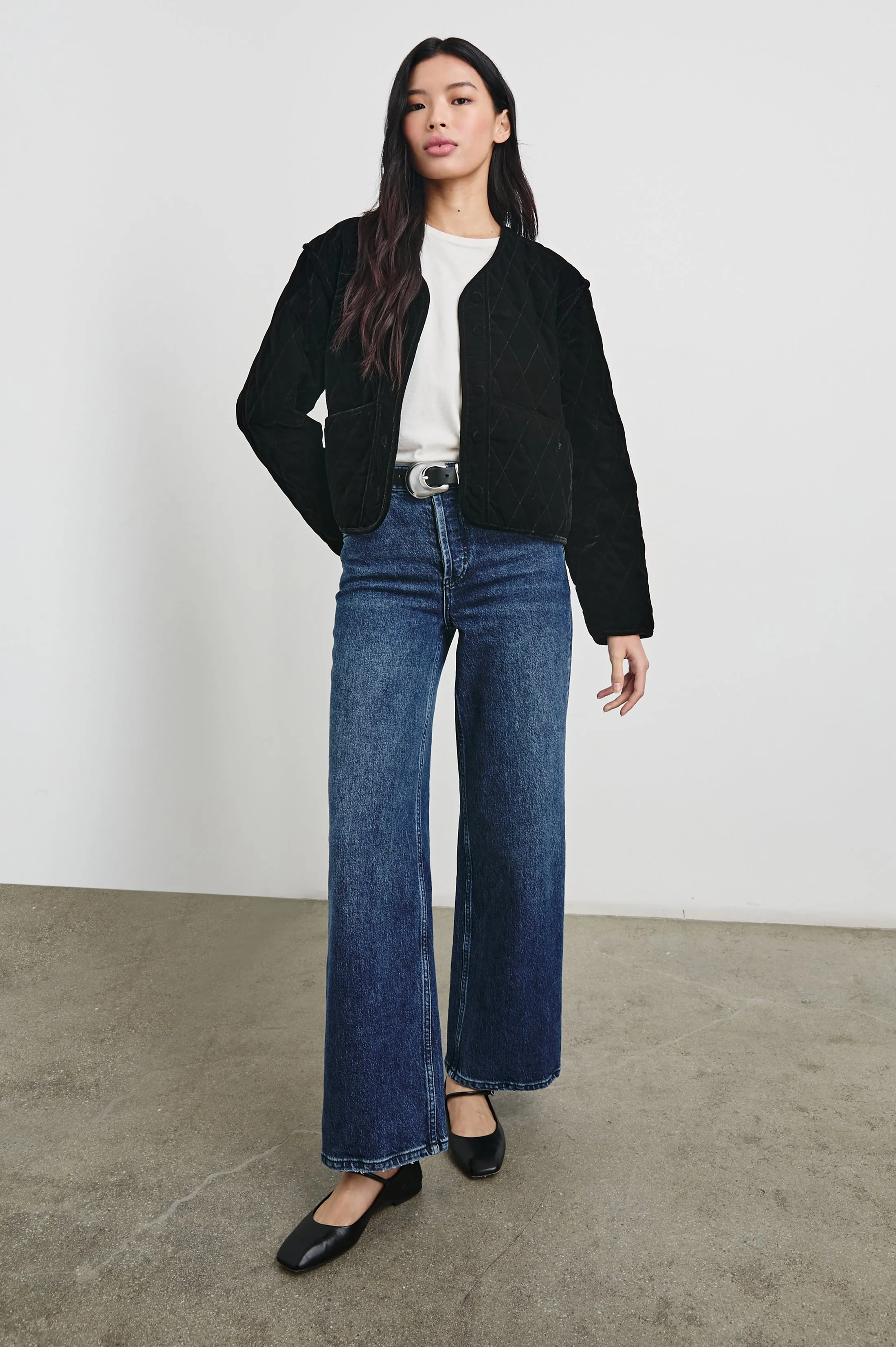 KIKO JACKET - BLACK VELVET