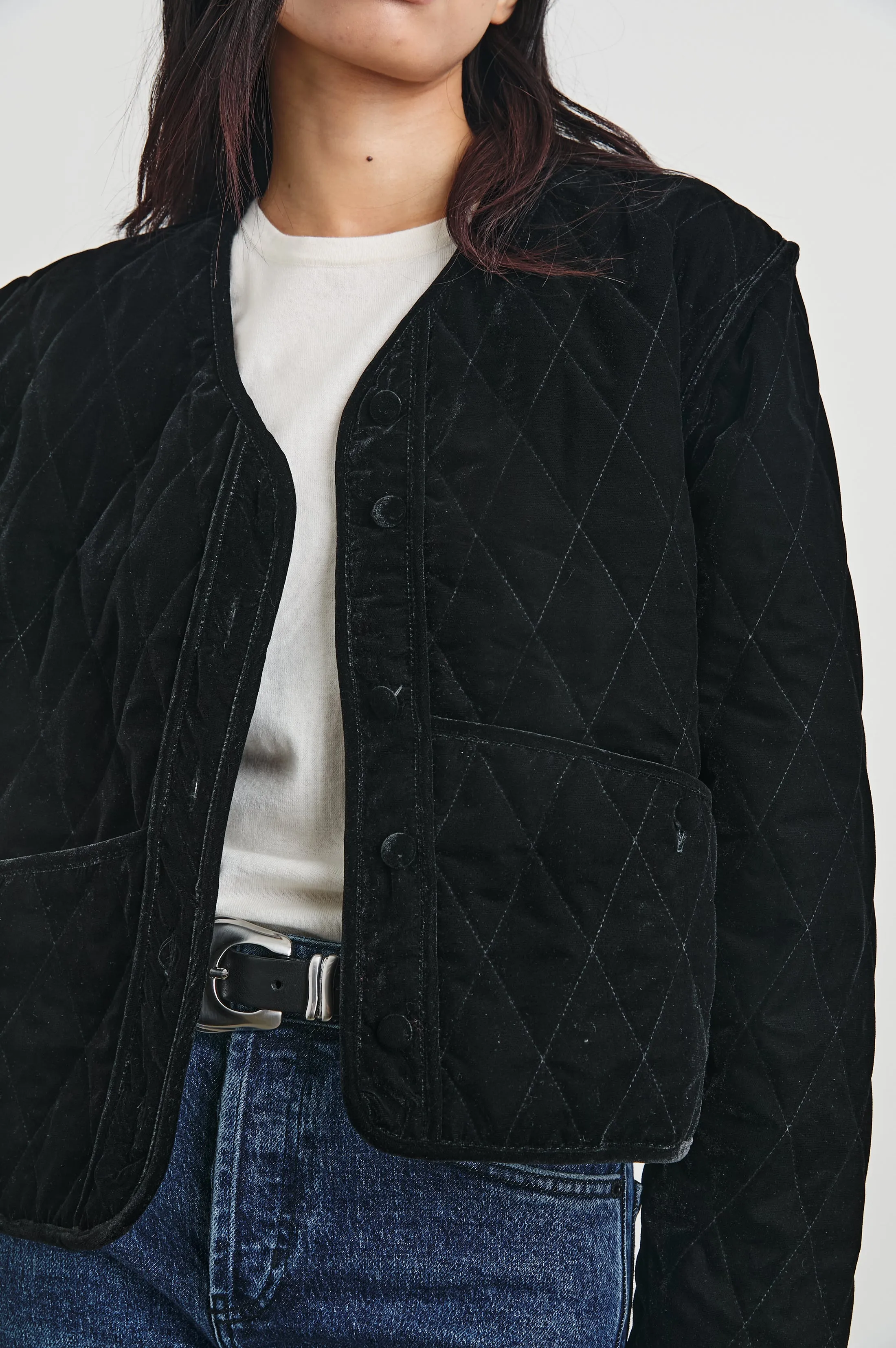 KIKO JACKET - BLACK VELVET