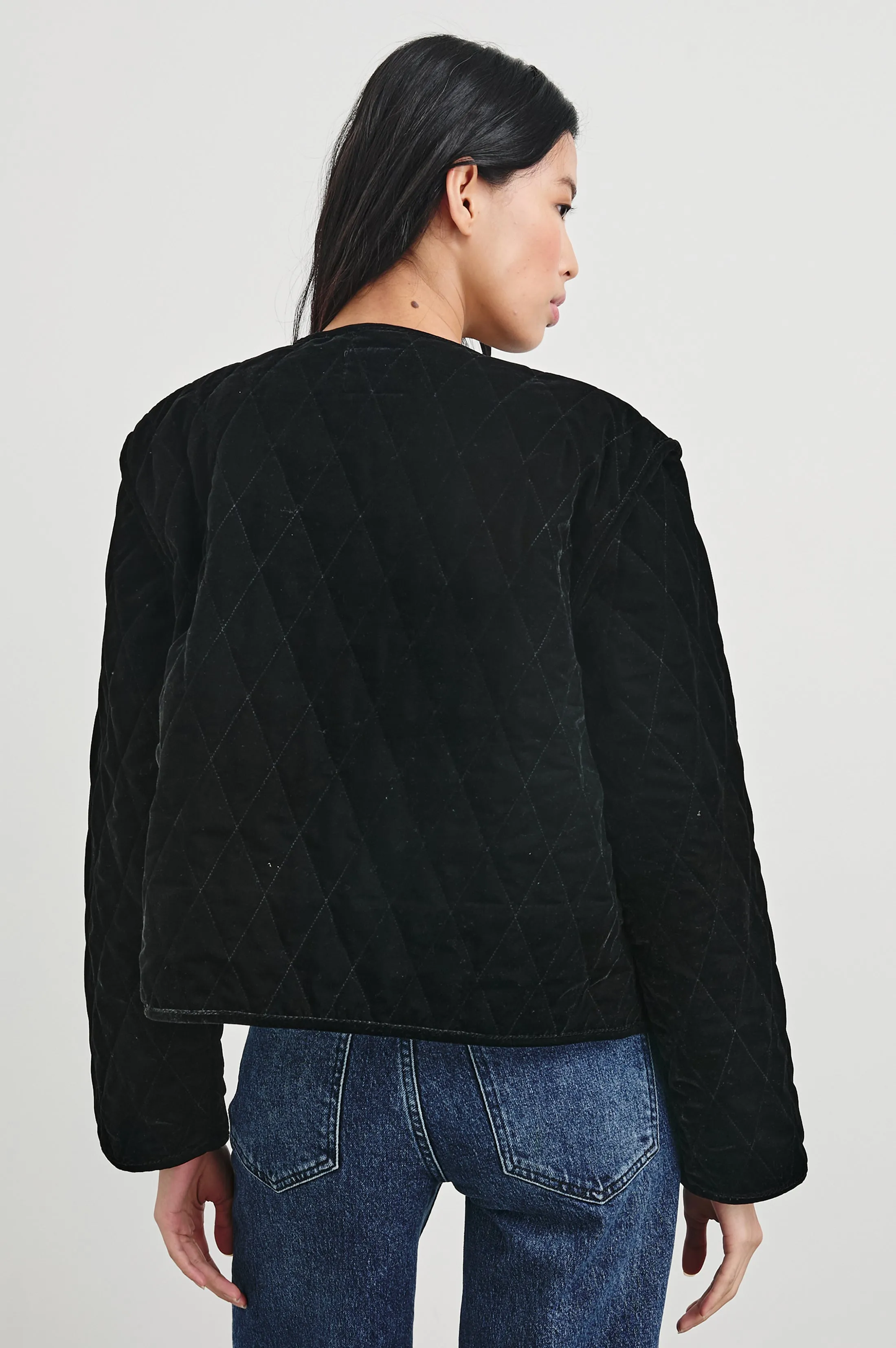 KIKO JACKET - BLACK VELVET