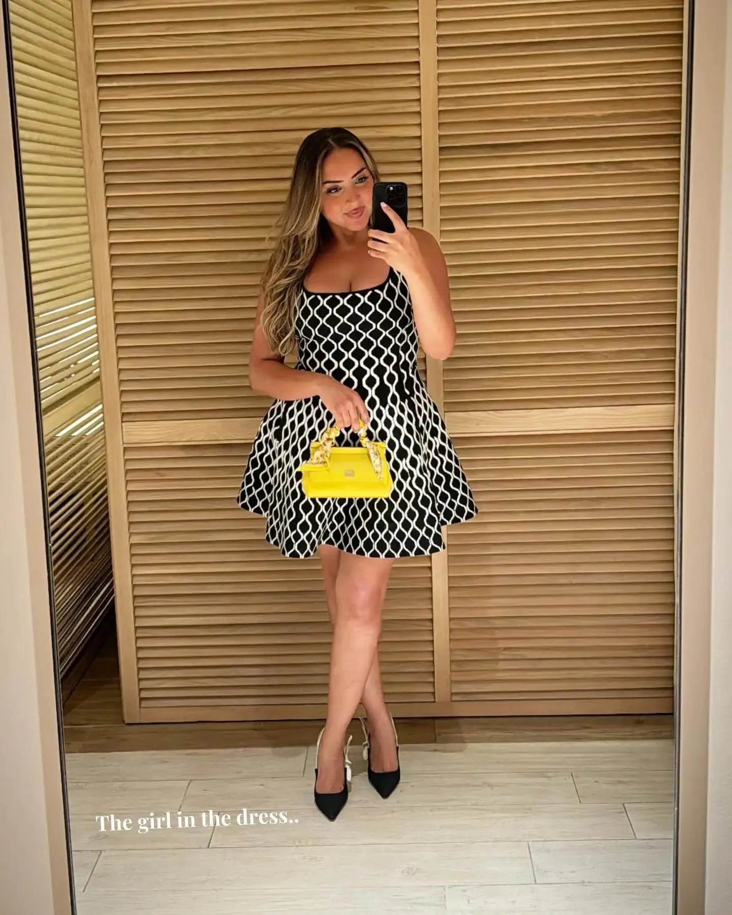 Knitted short dress