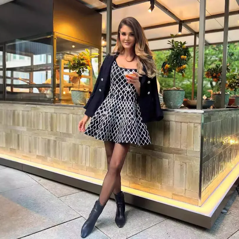 Knitted short dress