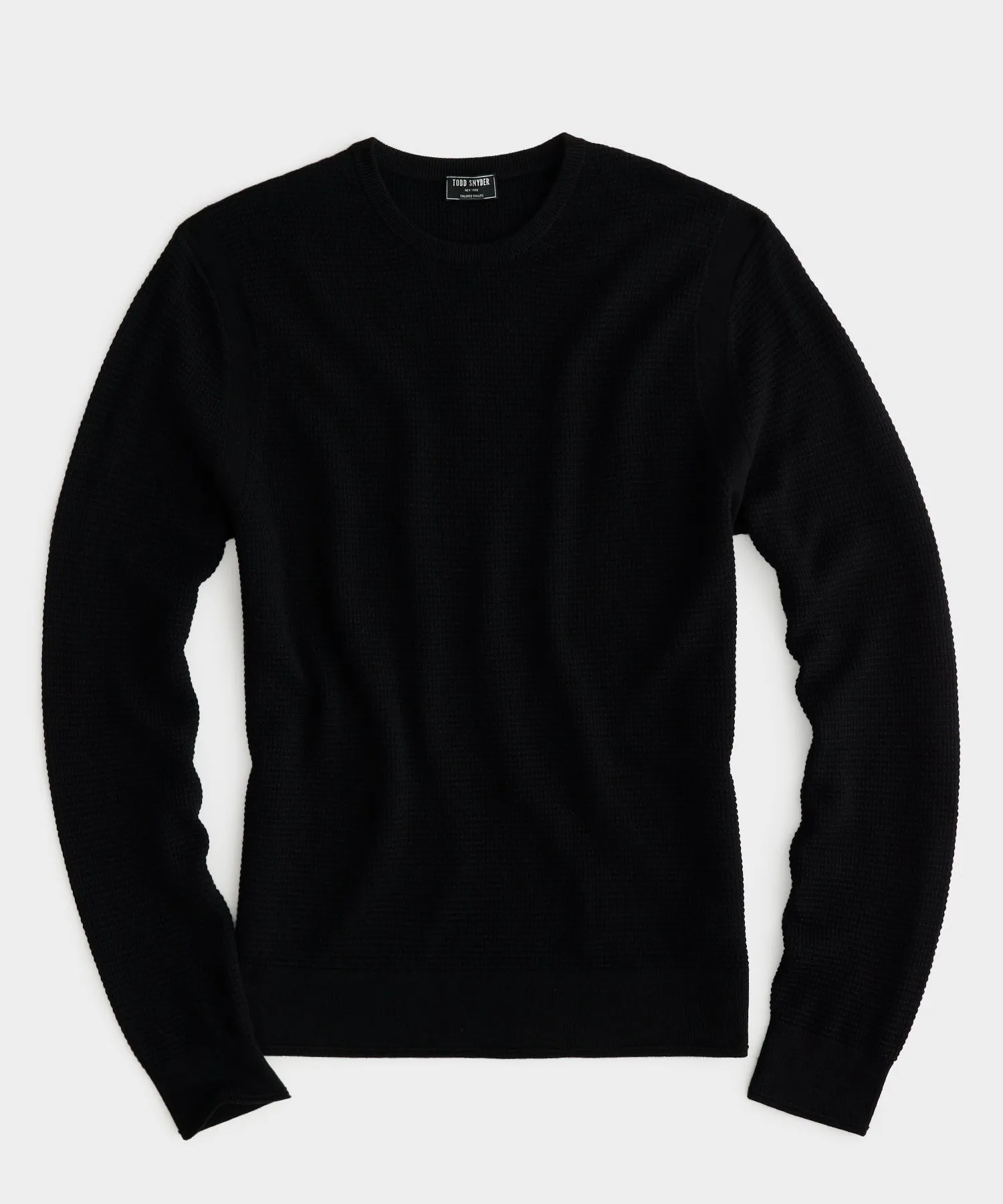 Merino Waffle Crew