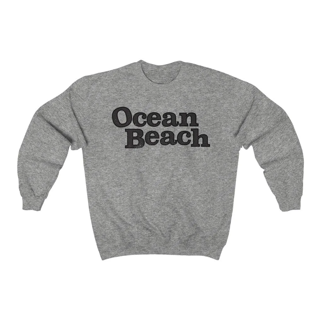 Ocean Beach Logo Unisex Heavy Blend Crewneck Sweatshirt