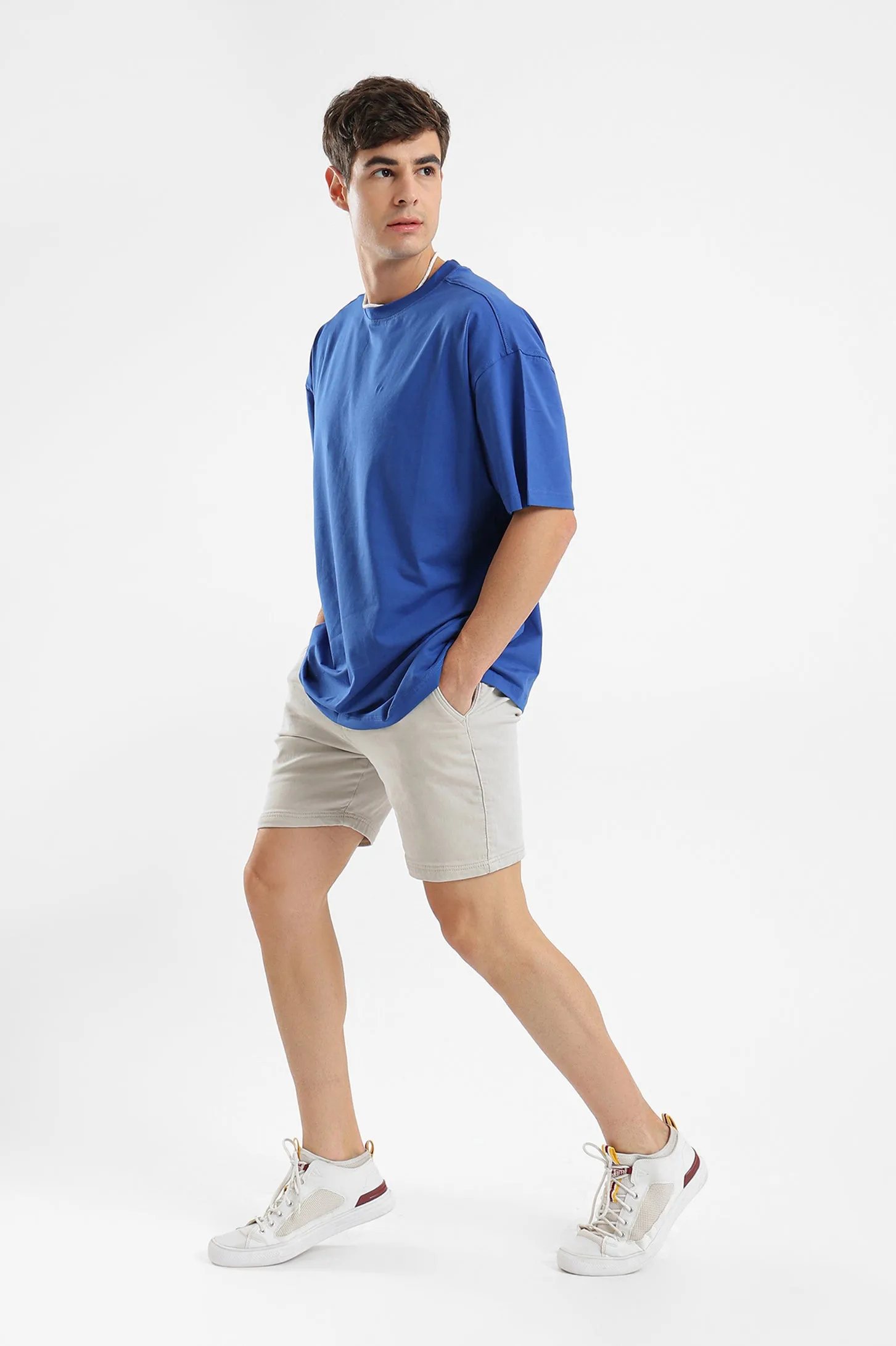PURE COMFORT OVERSIZED TEE - BLUE