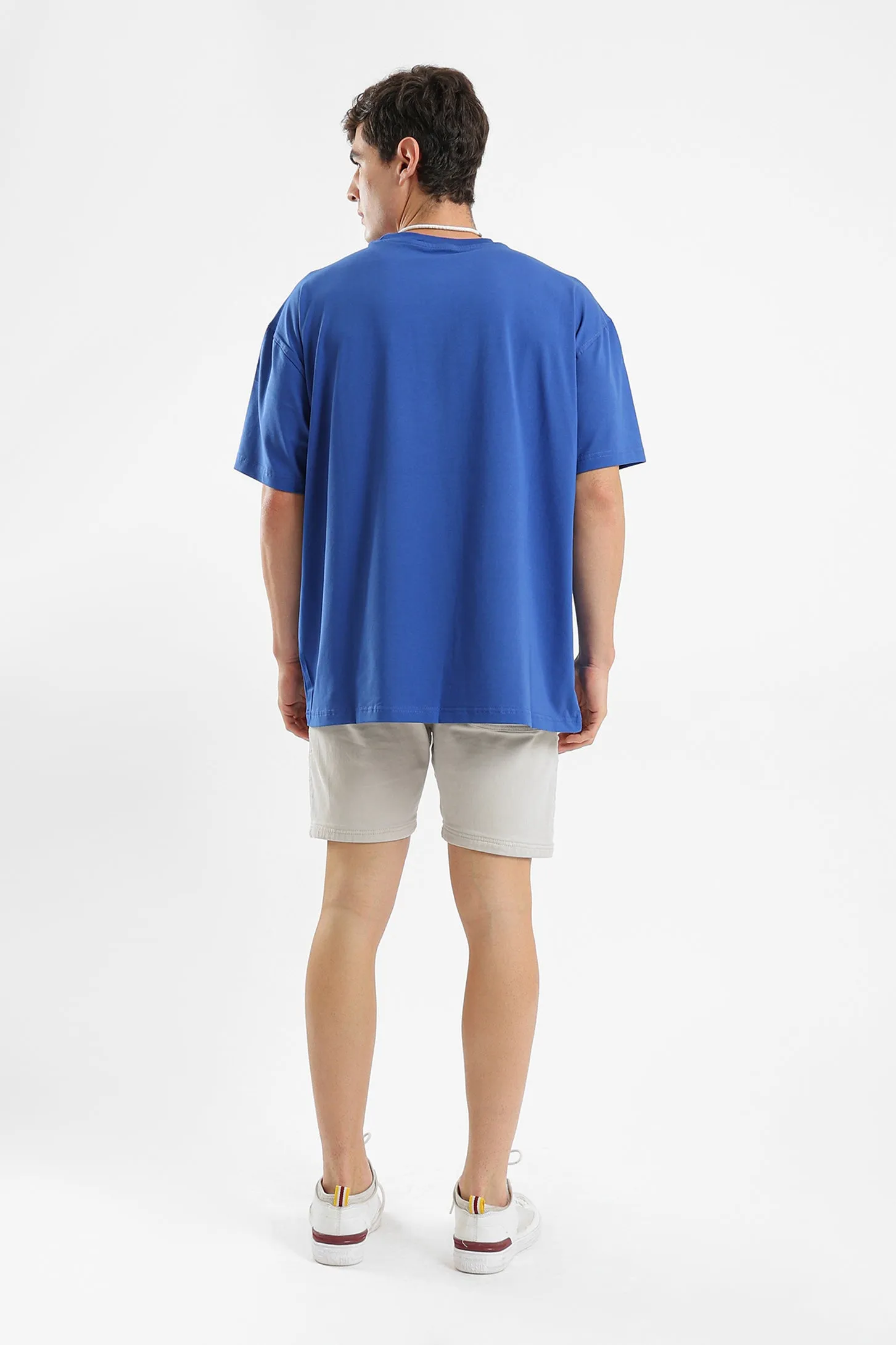 PURE COMFORT OVERSIZED TEE - BLUE
