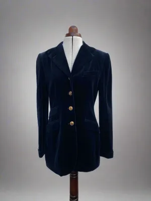 RALPH LAUREN Velvet Blazer UK10