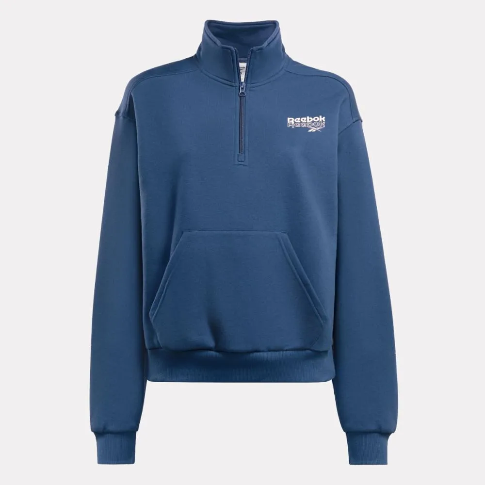 Reebok Apparel Women Reebok Identity Sweatshirt UNIBLU