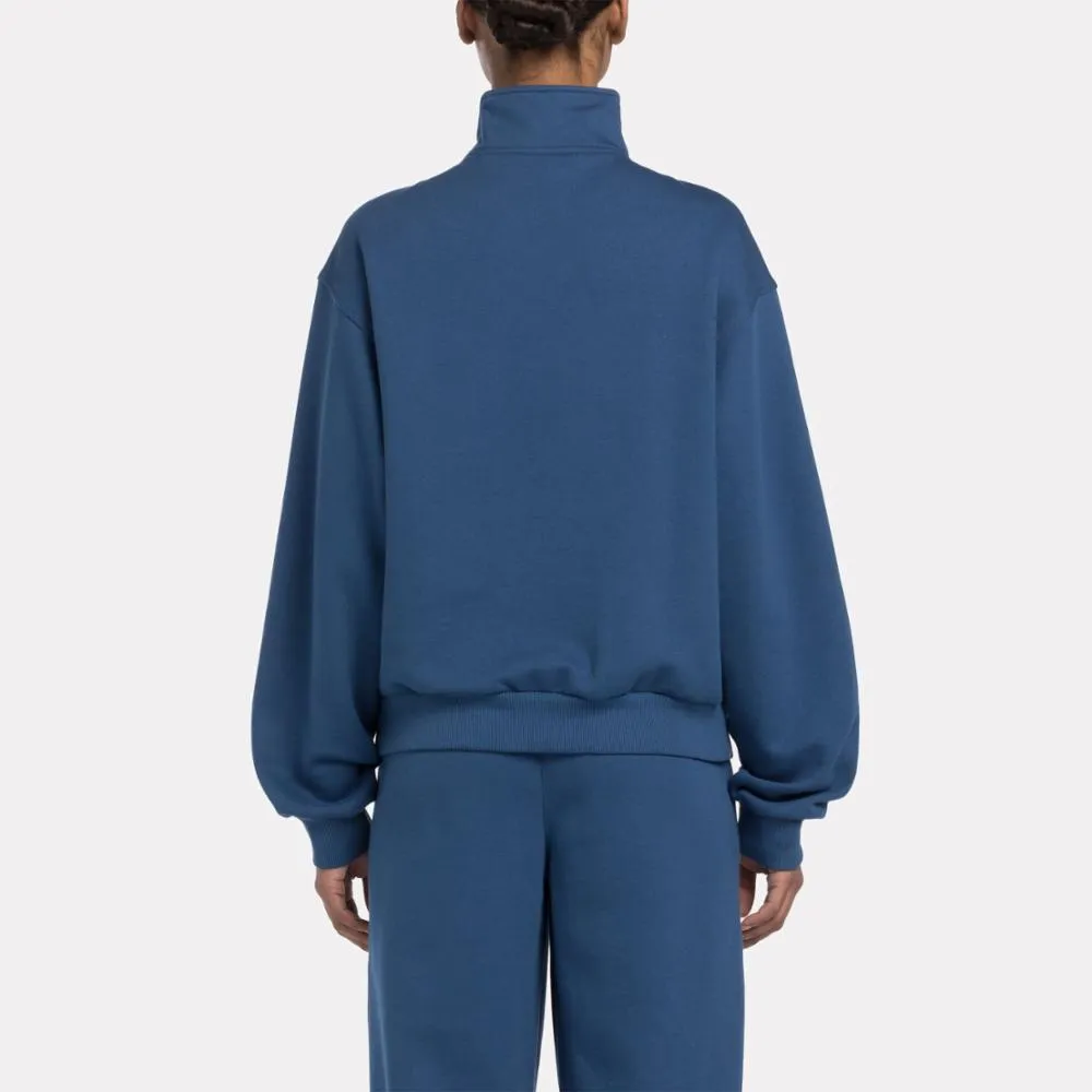 Reebok Apparel Women Reebok Identity Sweatshirt UNIBLU