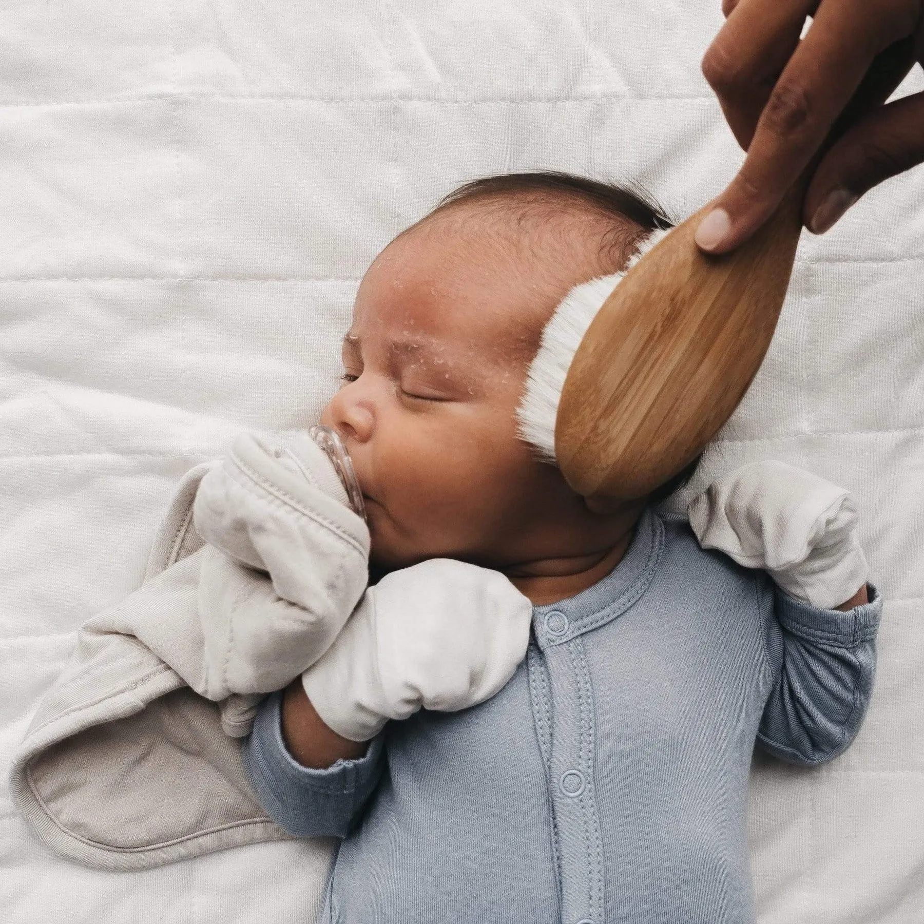 Scratch Mittens - Oat by Kyte Baby