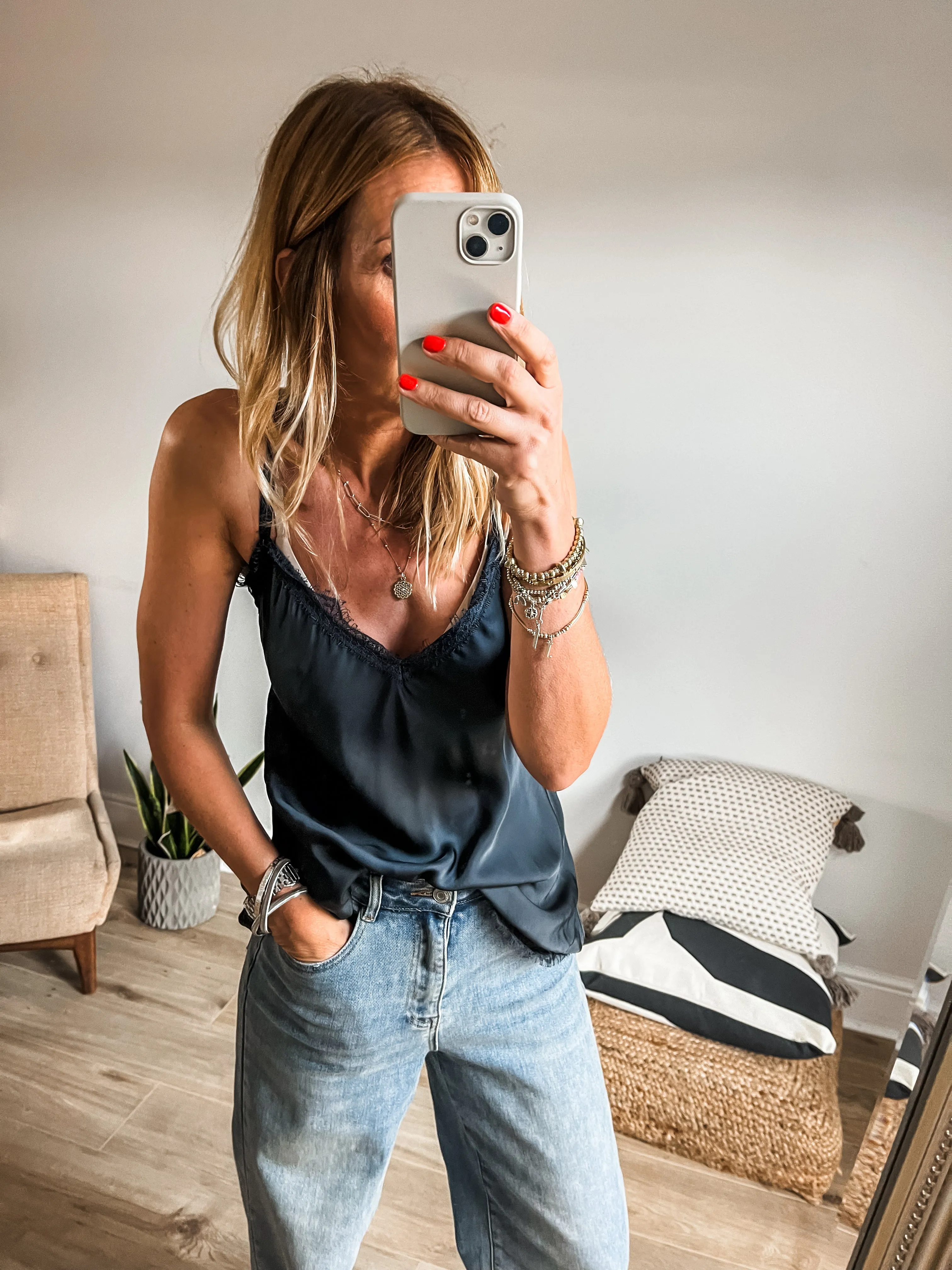Silky Lace Cami