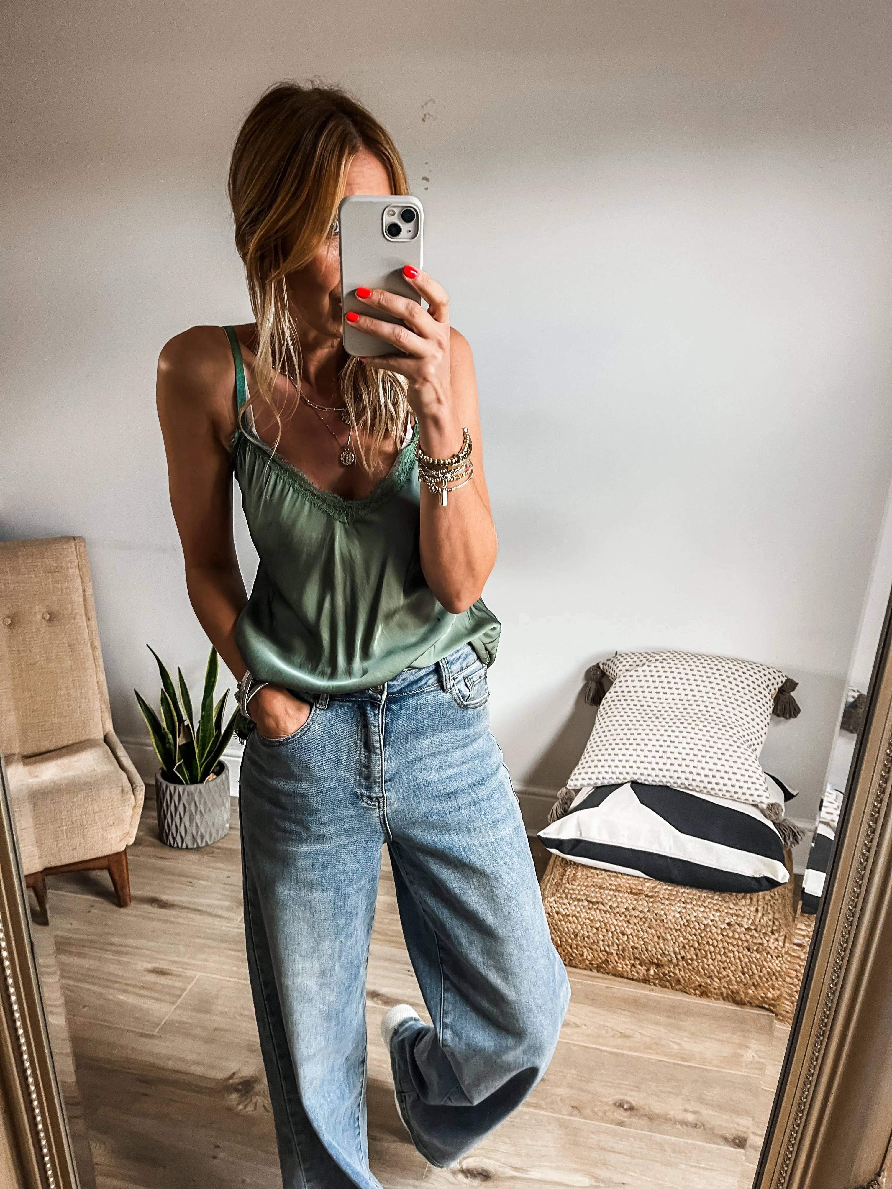 Silky Lace Cami