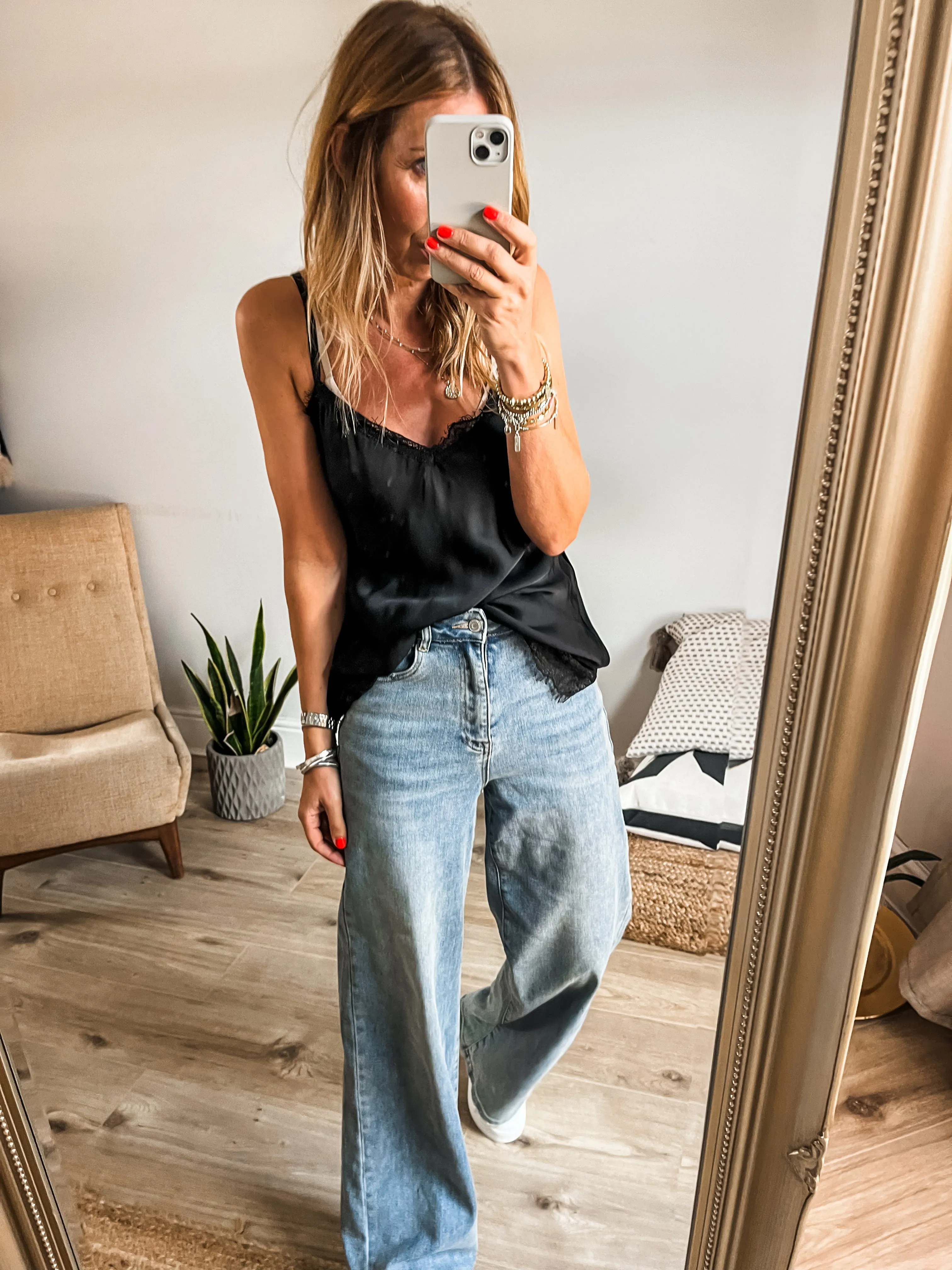 Silky Lace Cami
