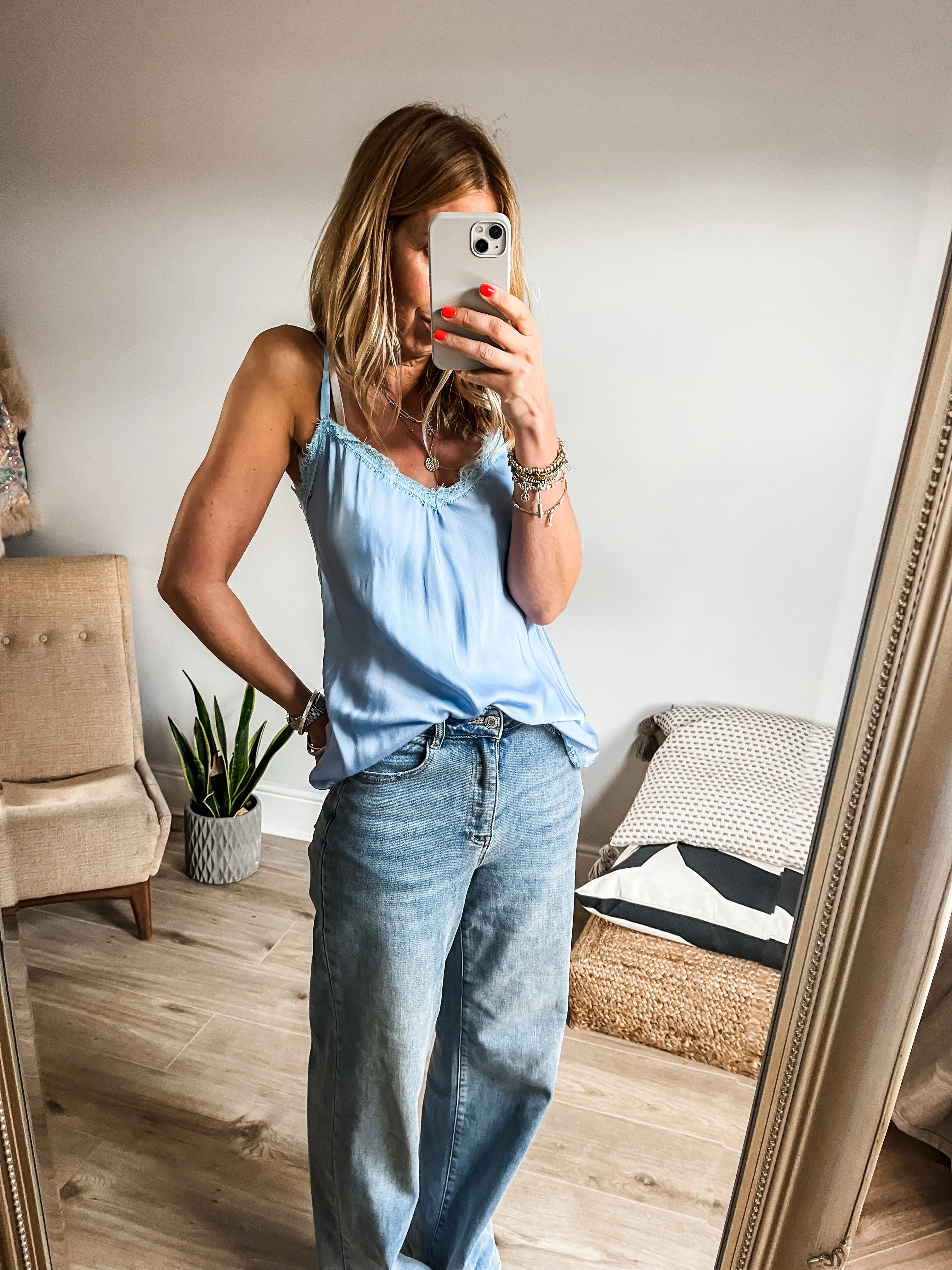 Silky Lace Cami
