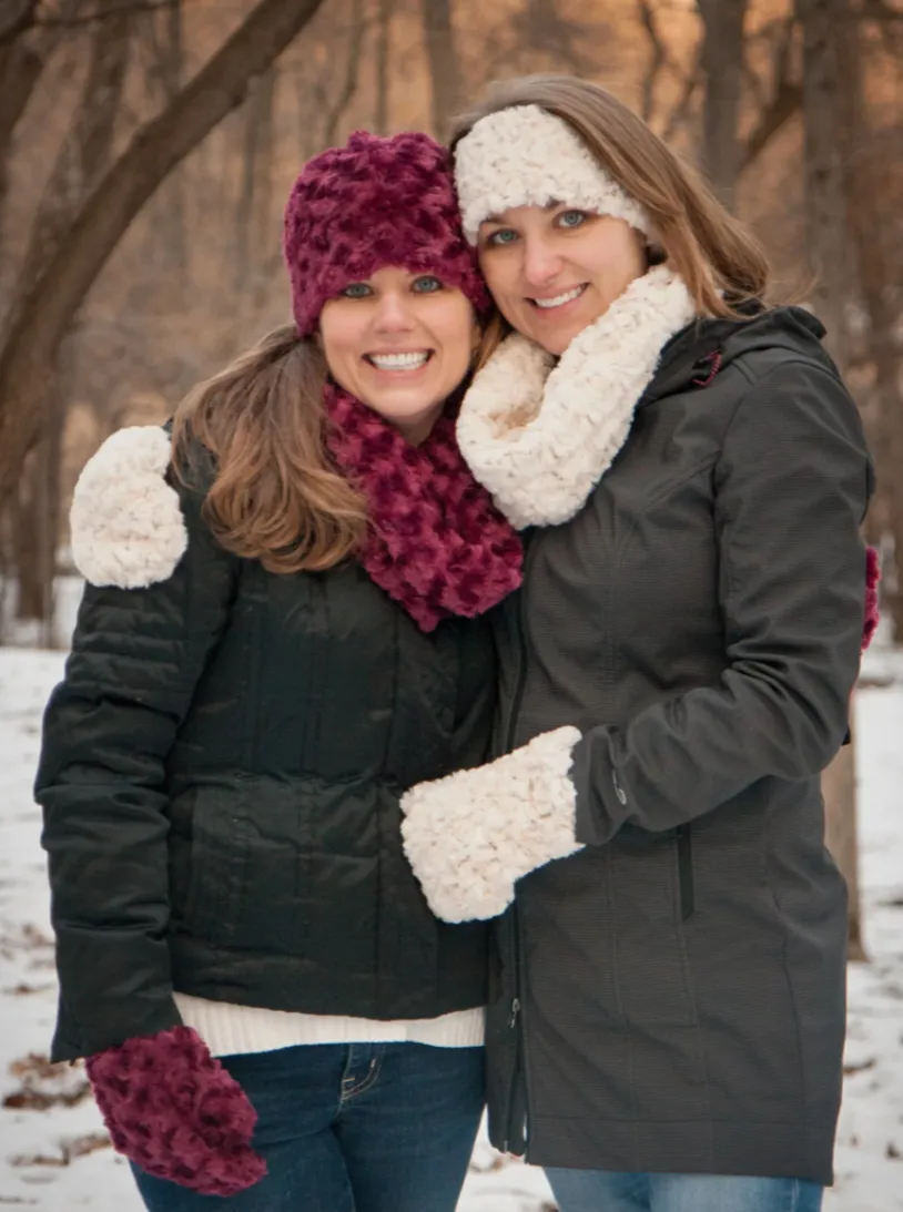 Soft Swirl Cowl Scarf