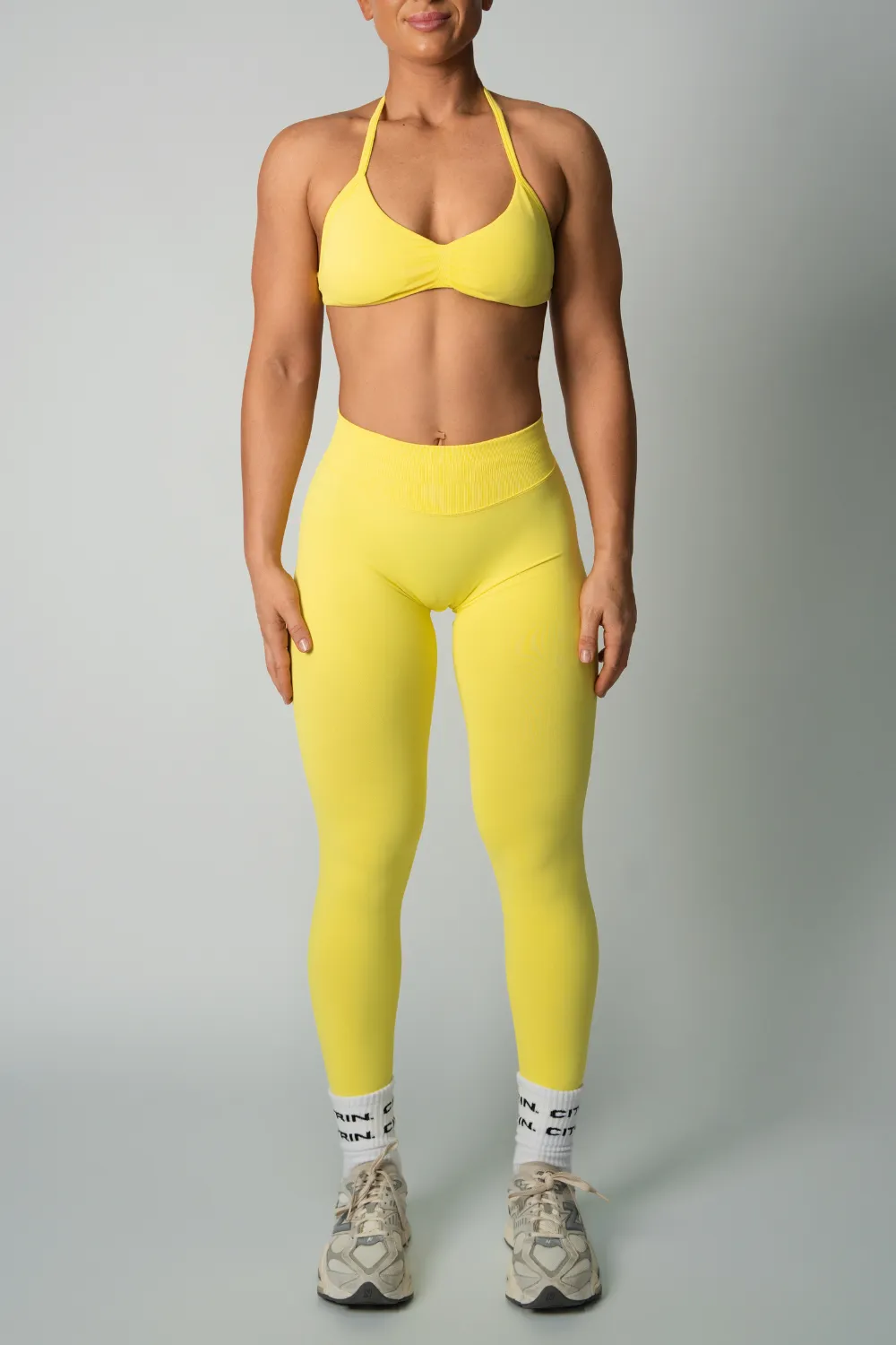 TRUE SHAPE FULL LENGTH LEGGINGS - BRIGHT YELLOW