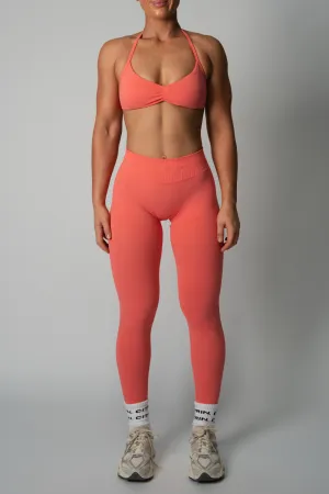 TRUE SHAPE FULL LENGTH LEGGINGS - CORAL