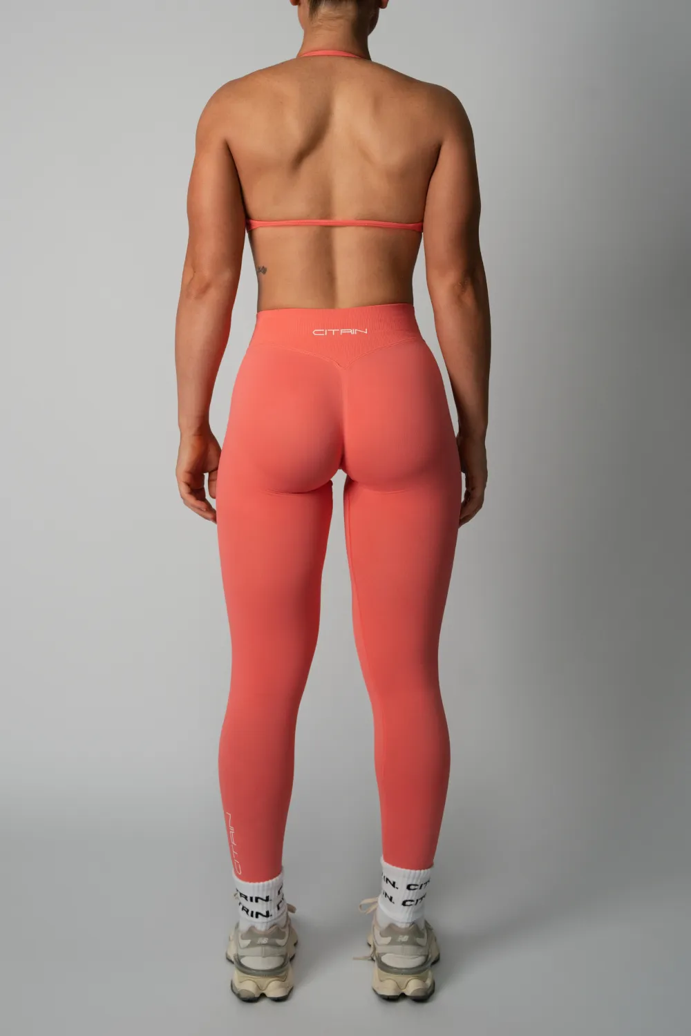 TRUE SHAPE FULL LENGTH LEGGINGS - CORAL