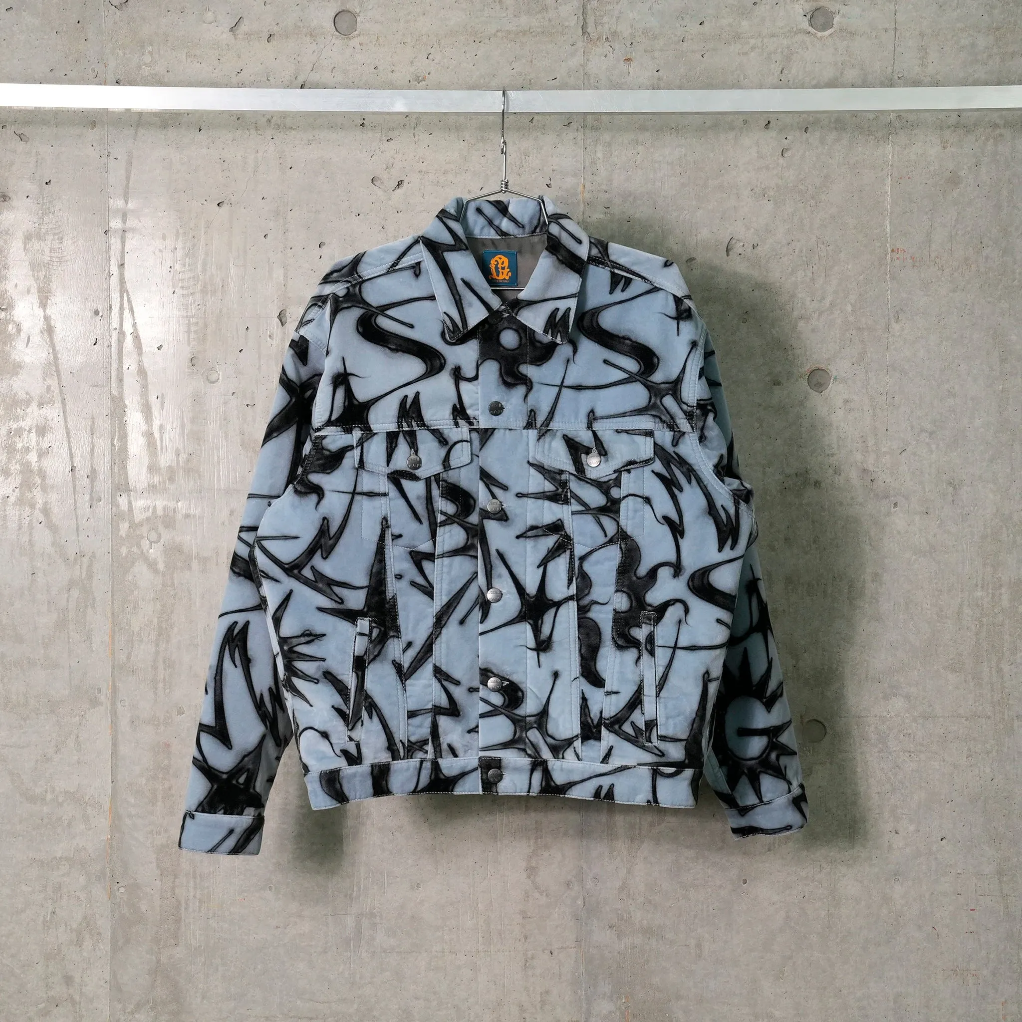 VELVET TWO-PIECES JACKET / ALLOVER