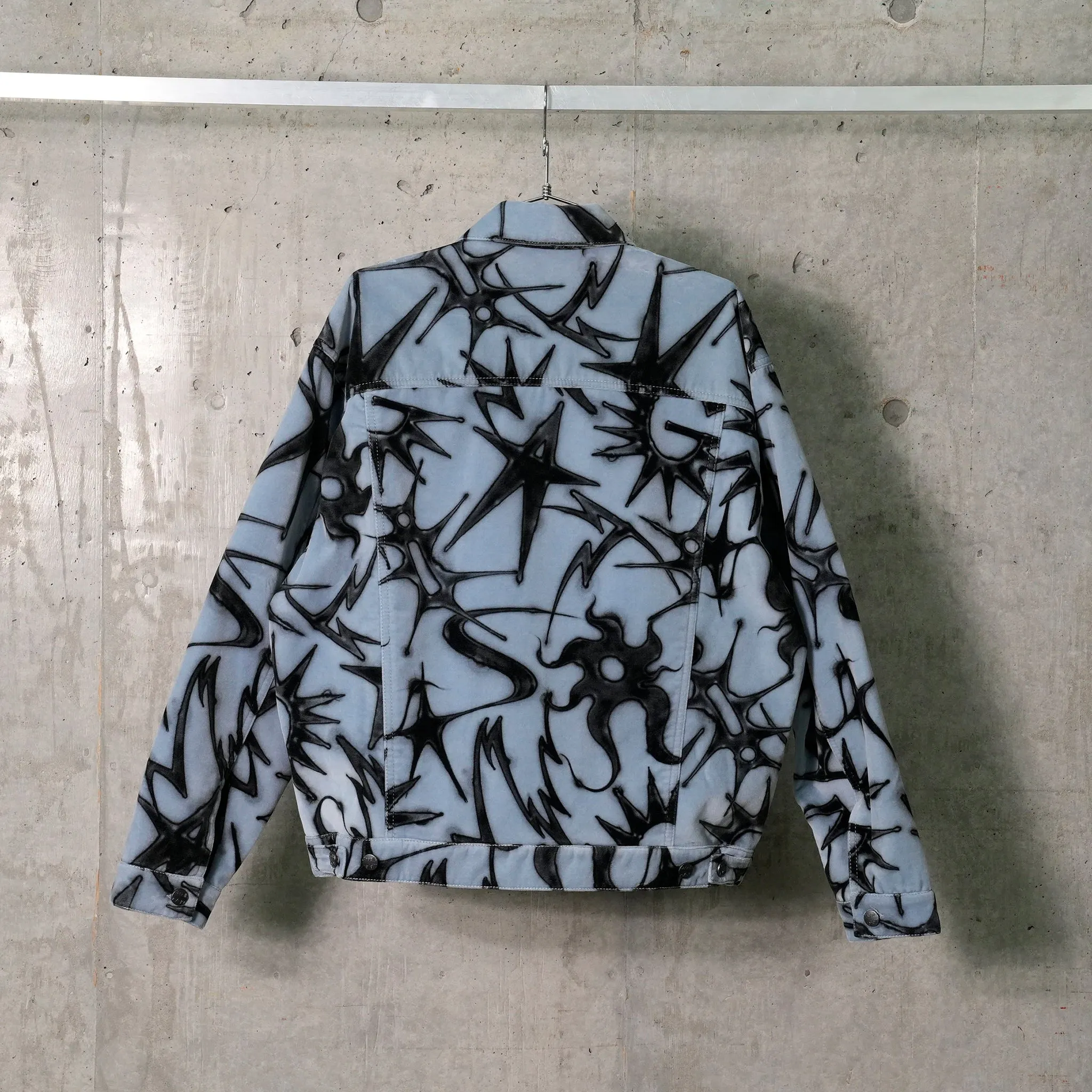 VELVET TWO-PIECES JACKET / ALLOVER