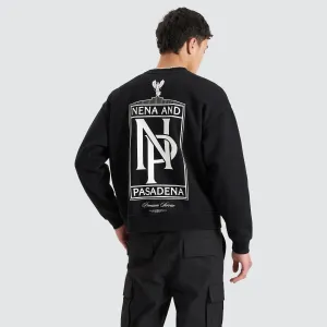 Wright Heavy Box Fit Sweater Jet Black