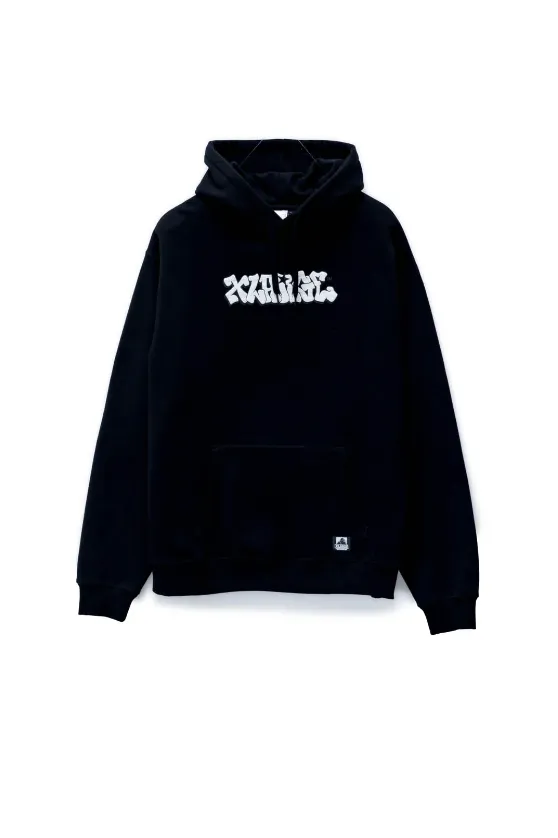 X-LARGE GRAFF HOOD - SOLID BLACK