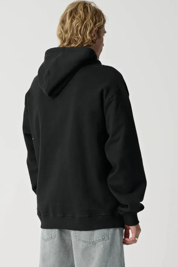 X-LARGE GRAFF HOOD - SOLID BLACK