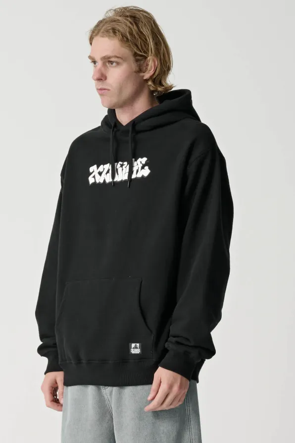 X-LARGE GRAFF HOOD - SOLID BLACK