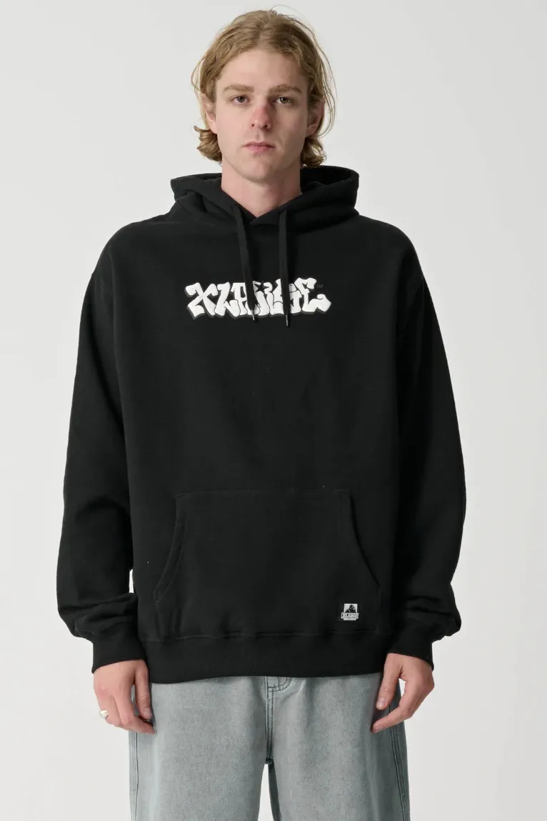 X-LARGE GRAFF HOOD - SOLID BLACK